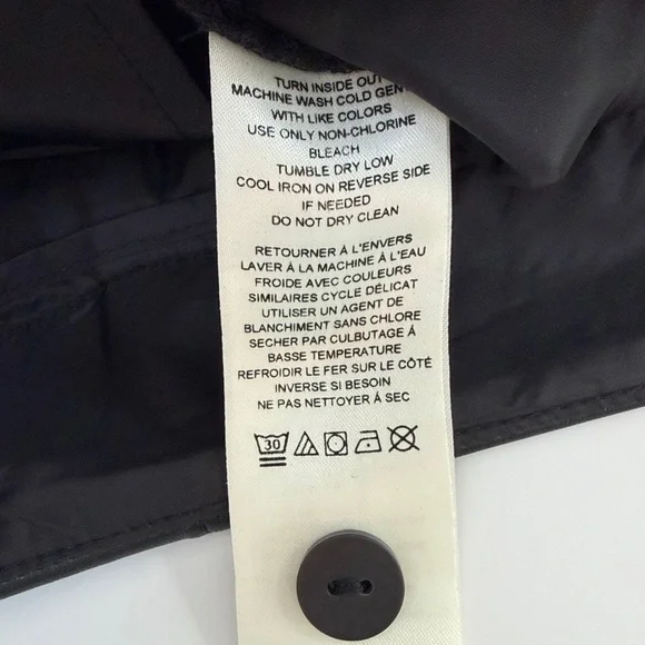 Anthropologie Maeve Faux Leather Black High-Waisted Taper Trousers Size 6 - Picture 11 of 11